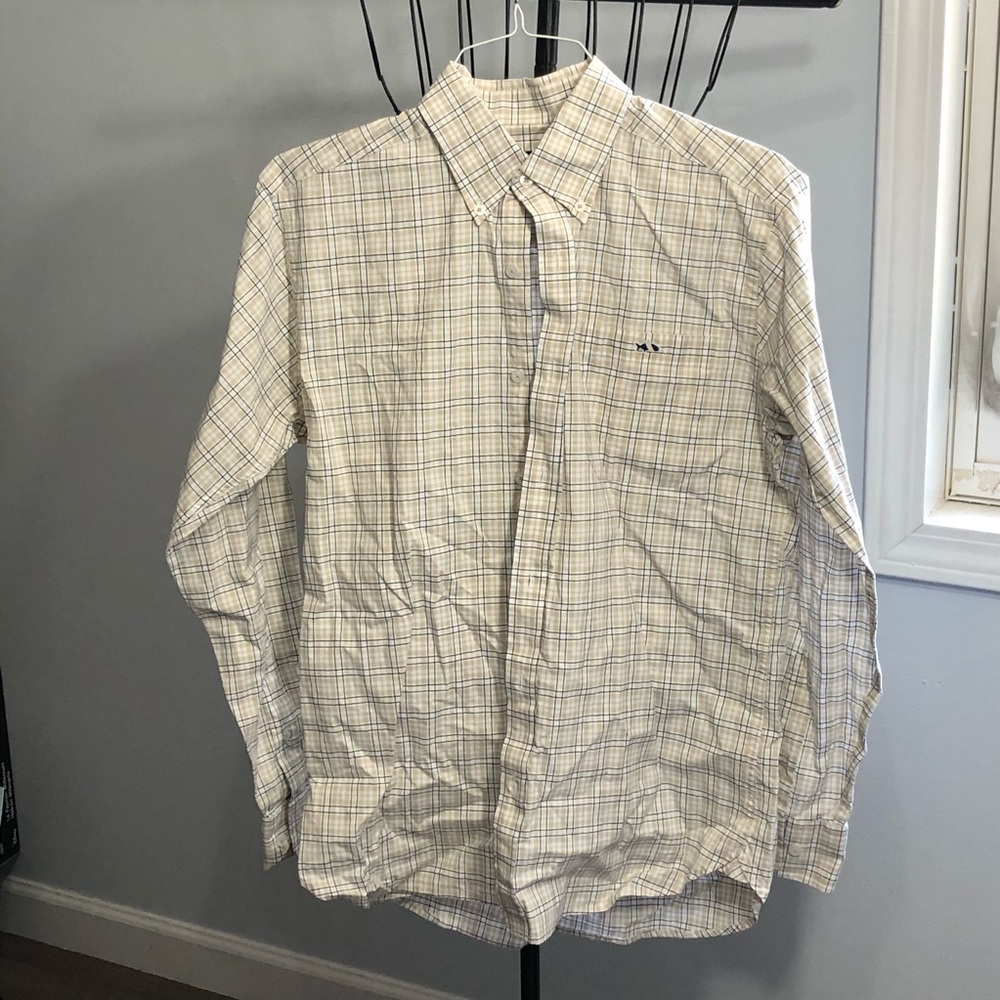 Fish Hippie Tailored Fit Button Down Top Large